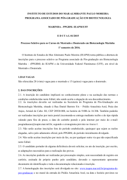 Edital - Marinha do Brasil