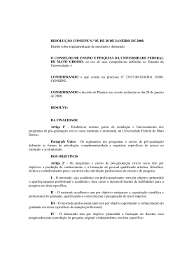 RESOLU&Ccedil;&Atilde;O CONSEPE N.&ordm; 05, DE 28 DE JANEIRO DE