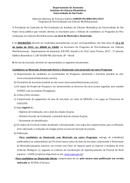 Departamento de Anatomia - P&oacute;s