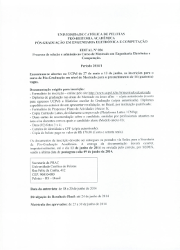 Edital - UCPel