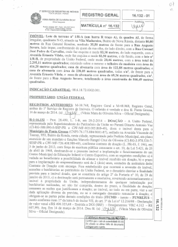 &Aacute; v&Atilde;NlA MARA DE oleEiRA siLv: - Prefeitura Municipal de Ponta