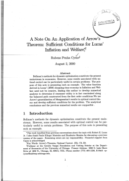A Note On An Application of Theorem! Suﬁicient Conditions for Lucas`