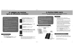 3a VERS&Atilde;O DO PUZZLE