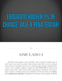 SIMULADO I - F&iacute;sica Total