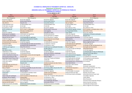 Dia 4 Dia 5 Dia 6 Dia 7 Dia 8 Sexta