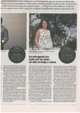 Jornal de Negócios - Outlux | Premium Low Cost Weddings & Events
