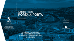PORTA-A-PORTA - C&acirc;mara Municipal de Santo Tirso