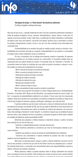 Estrat&eacute;gias de design e o "efeito domin&oacute;" dos benef&iacute;cios