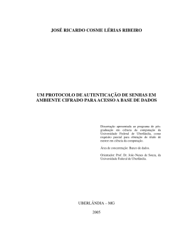 jos&eacute; ricardo cosme l&eacute;rias ribeiro um protocolo de
