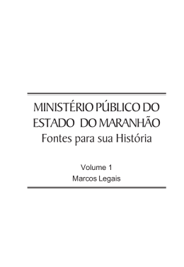 Fontes para sua Hist&oacute;ria - S&iacute;tio do Minist&eacute;rio P&uacute;blico do Maranh&atilde;o