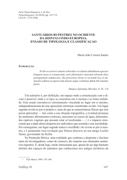 Santu&aacute;rios rupestres no Ocidente da Hispania indo