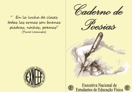 caderno de poesias.CDR - Executiva Nacional de Estudantes de