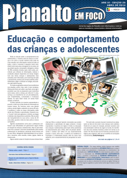 edi&ccedil;&atilde;o digital do jornal Planalto em Foco