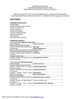 resultado do edital n&ordm; 084 - p&oacute;s-gradua&ccedil;&ccedil;&atilde;o doutorado