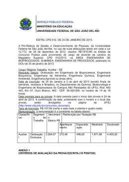 Retifica&ccedil;&atilde;o do Edital para atender Lei 12.772