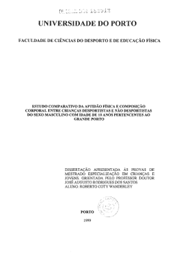 faculdade de ciênczas do desporto e de educação física