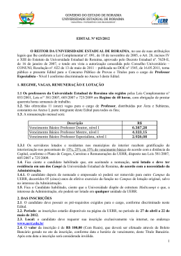 EDITAL N&ordm; 057/07 - Concursos | In&iacute;cio