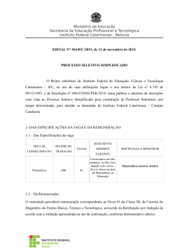 Edital n&ordm; 304-2015- Matem&aacute;tica
