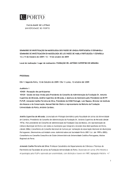 1 faculdade de letras universidade do porto semin&aacute;rio