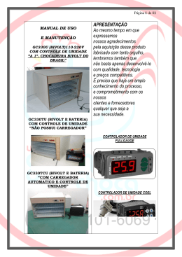 APRESENTA&Ccedil;&Atilde;O Ao mesmo tempo em que expressamos nossos