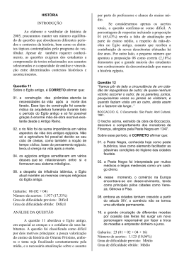 Prova comentada - Vestibular 2005 UFSC