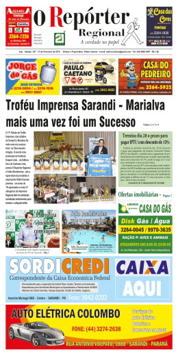 Troféu Imprensa Sarandi - Marialva mais uma vez foi um Sucesso