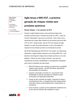 Agfa lança a N95-VCF, a próxima geração de
