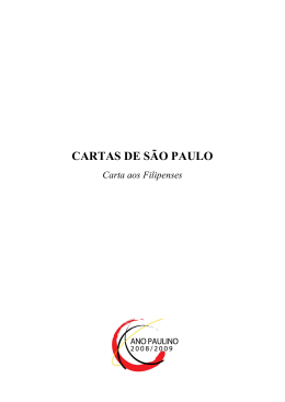 CARTAS DE SÃO PAULO