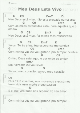 29 - MEU DEUS ESTA VIVO