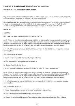 Presidência da RepúblicaCasa Civil Subchefia para Assuntos