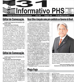 Informativo Março 2010