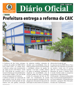 Di&aacute;rio Oficial - S&atilde;o Carlos