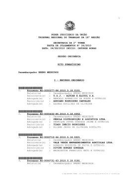 1 PODER JUDICI&Aacute;RIO DA UNI&Atilde;O TRIBUNAL REGIONAL