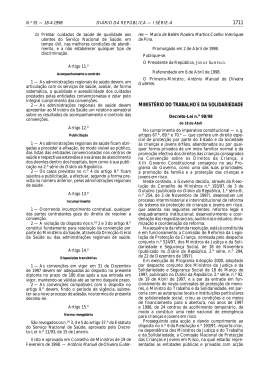 1711 MINISTÉRIO DO TRABALHO E DA SOLIDARIEDADE
