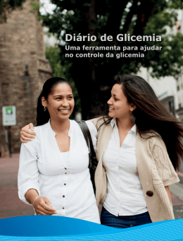 Seu di&aacute;rio de glicemia