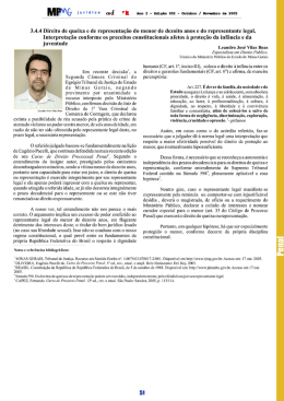 3.4.4 Direito de queixa e de representa&ccedil;&atilde;o