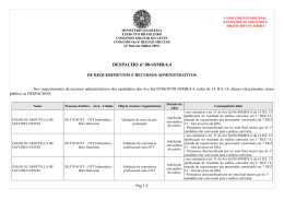 Despacho 008 SSMR4.4 - Comando da 4&ordf; Regi&atilde;o Militar