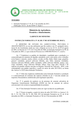 Instrução Normativa nº 45, de 17 de Setembro de 2013