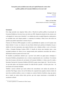 Novaes Lima Filho Pedra Proto Socialista Colar Pro capital