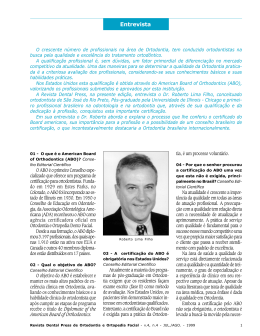 Entrevista - Roberto Lima Filho