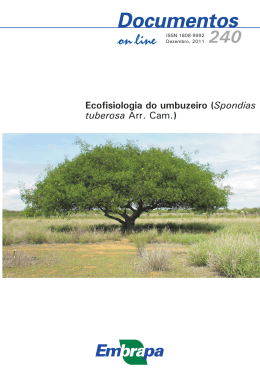 Ecofisiologia do Umbuzeiro (Spondias tuberosa