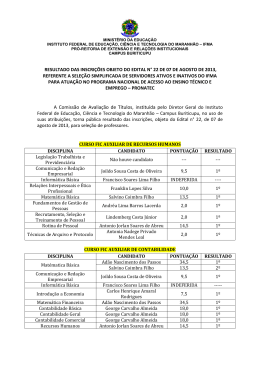 a) Para professores - Cefet-MA