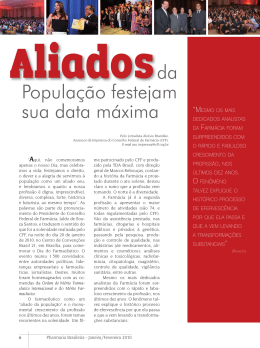 Dia do Farmac&ecirc;utico - Conselho Federal de Farm&aacute;cia