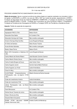 DESPACHO DO DIRETOR-RELATOR Em 14 de maio