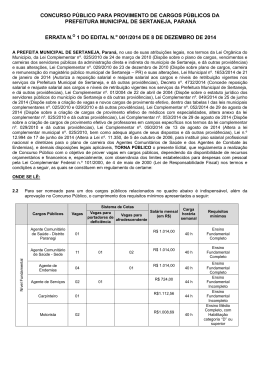 Errata 01 edital abertura Sertaneja