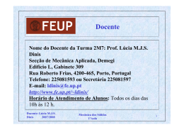 Mec&acirc;nica dos S&oacute;lidos