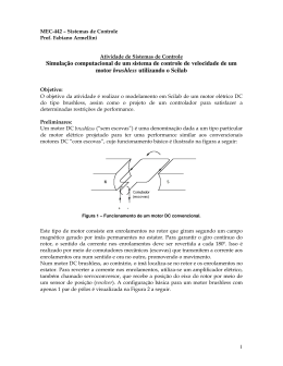 Simula&ccedil;&atilde;o computacional de um sistema de controle de velocidade
