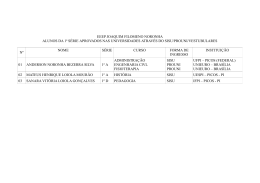 Veja aqui a lista dos aprovados