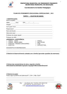 PREFEITURA MUNICIPAL DE PRESIDENTE PRUDENTE