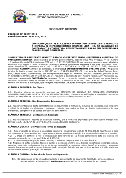prefeitura municipal de presidente kennedy estado do espirito santo